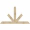 Ekena Millwork Saratoga Rough Sawn Timber Gable Bracket, Douglas Fir, 84"W x 49"H x 6"D x 6"F, 14/12 Pitch GBW084X49X0606SAR00RDF - alternate 1
